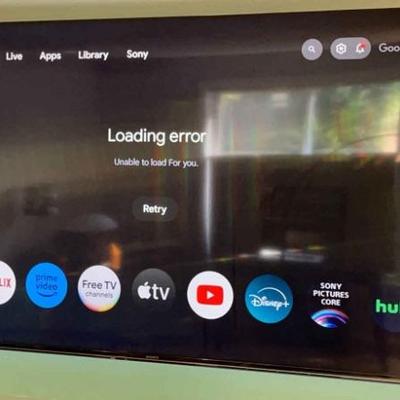 65” Sony Bravia Smart TV