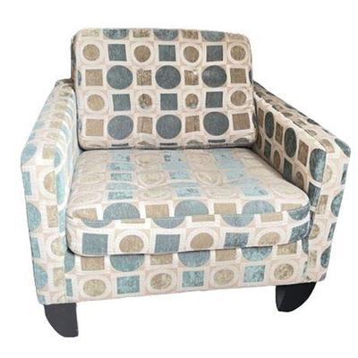 Lot 050-045   0 Bid(s)
Contemporary Lounge Style Arm Chair Turquoise and Tan on Beige