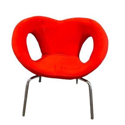 Lot 366   0 Bid(s)
Abstract Occasional Side Chair, Red