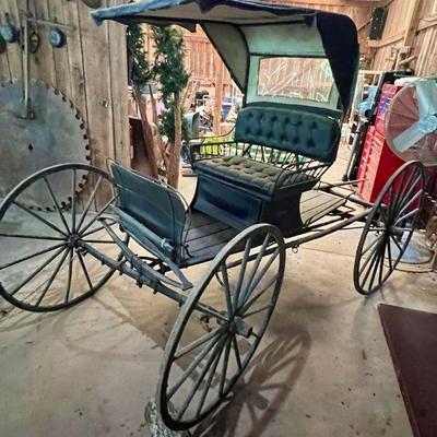 Early 1900s doctor's horse drawn buggy 