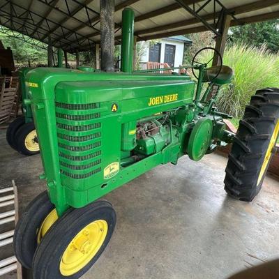 John Deere Model A tractor