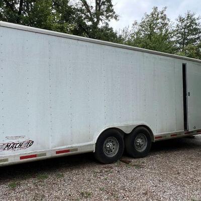 24' x 8.5' Mach 10 Exiss enclosed cargo trailer