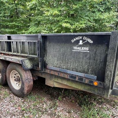 Dandy Dump dumpster trailer (12 ft.)