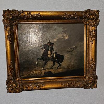 Fine oil painting by listed artist