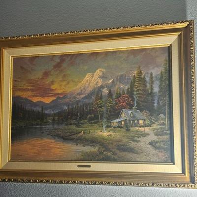 Thomas Kinkade signed art