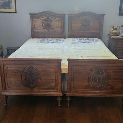 Antique bed frames with mattress NOW $137.50