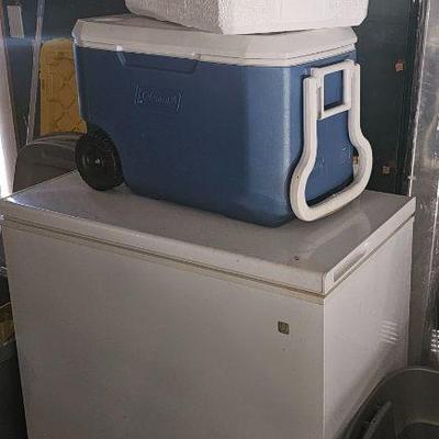 Very clean freezer
