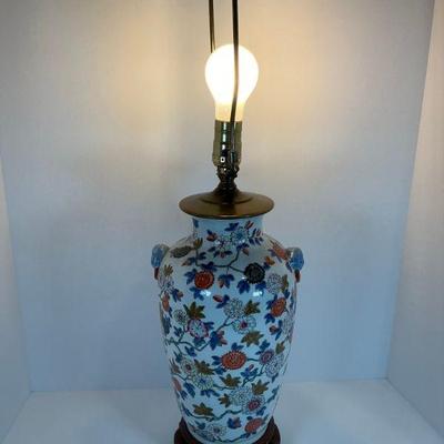 Asian Porcelain Lamp