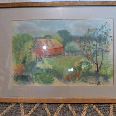 Scenic Pastel Painting