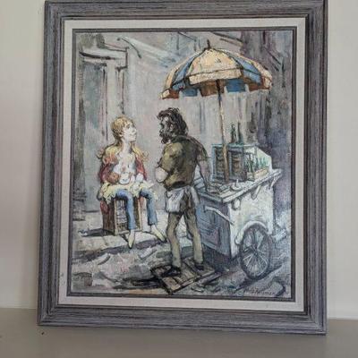 Philip Reisman Painting