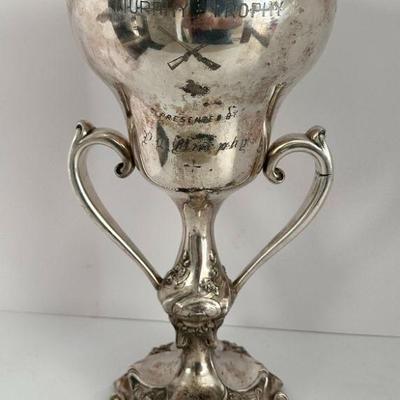 Antique Large Ornate Bird Shoot Competition Winner Murphy Trophy