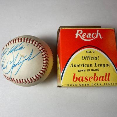 Original Reach Official American League Ball Signed By Carl Yastrzemski