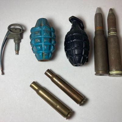 Army Practice Training Grenade Inert Rounds Shell Lot