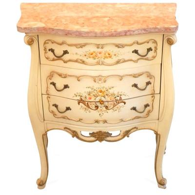 Baroque Venetian Marble-Top Commode
