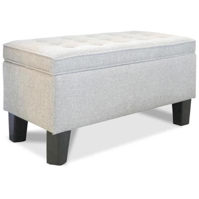 Upholstered Storage Ottoman