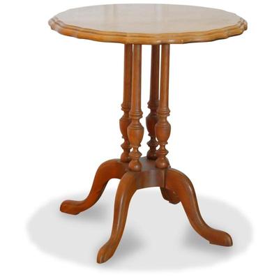 Antique Gibbard Furniture Solid Walnut Pie Crust Table