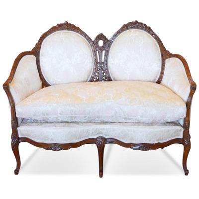 French Louis XV Settee Loveseat