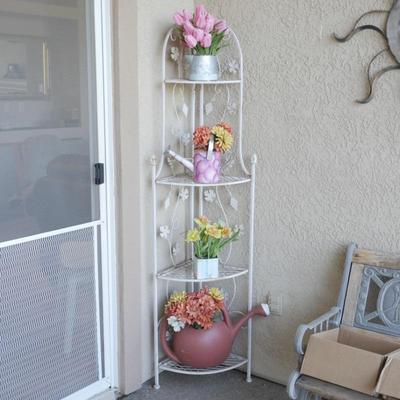 4-Tier Collapsible Garden Corner Shelf