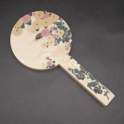 Vintage Davar Products Otagiri Style Double Nesting Plastic Hand Mirror