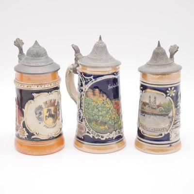 Miniature Steins (Lot of 3)
