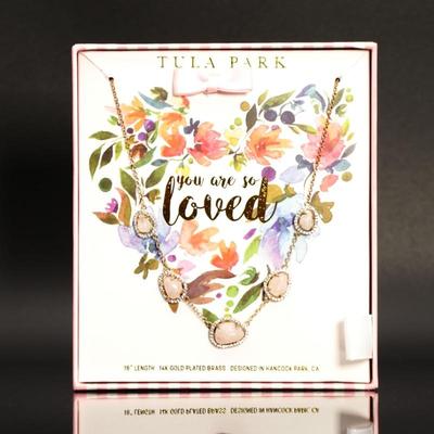 14K Gold Plated Brass Necklace By Tula Park