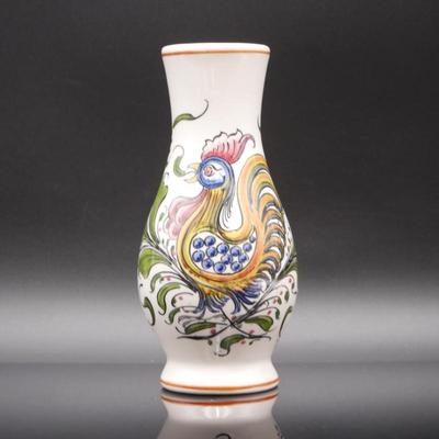 Hand Painted Portuguese Ceramic Vase