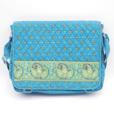 Victoria Hill Paisley Quilted Laptop Messenger Bag