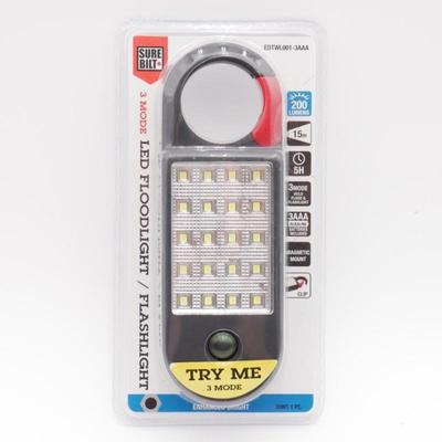 SureBilt 3 Mode Led Floodlight / Flashlight w/ Batteries