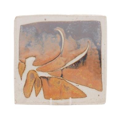 Stoneware Raised Square Dish