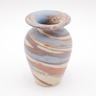 Vintage Mission Swirl Art Pottery Mineralized Vase