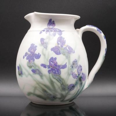 Clouds Pottery Folsom #8 Iris Pitcher c. 1992