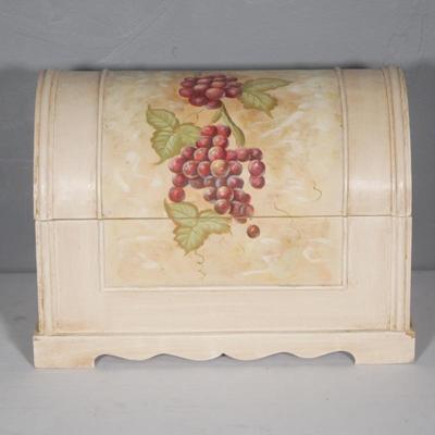 Large Hand Painted Wooden Chest