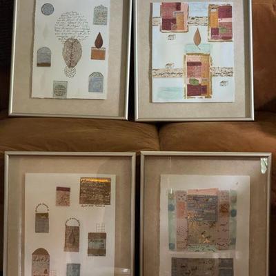 4-Piece Mixed Media Art Series By Behr
