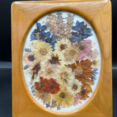 Delicate Framed Pressed Flowers
