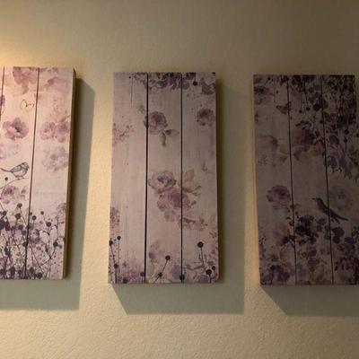 3 Panel Wall Decor