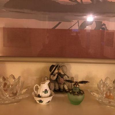 Figurines, Perfume Bottle, Voltive Holder