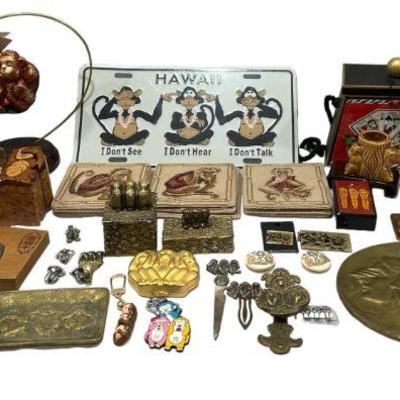 Collection Three Wise Monkeys Collectibles, Puzzle Box, Trinket Boxes, and More