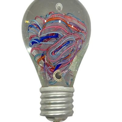 PETER PATTERSON Post Modern Blown Glass Light Bulb