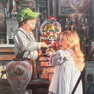 BOB BYERLEY "Jackpot" Giclee on Canvas