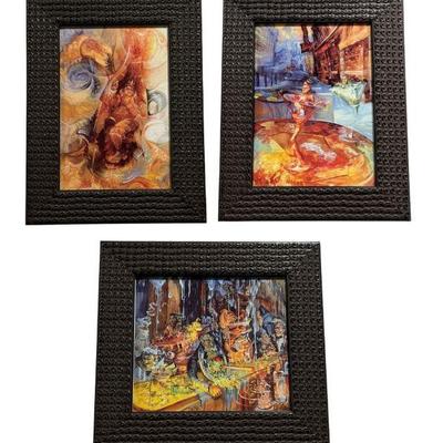 Three LAURA LEE JUNGE Giclees