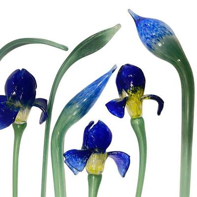 MURANO Art Glass Flower Bouquet