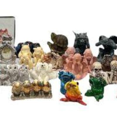 Large Collection Three Wise Men, Three Wise Animal Figurines