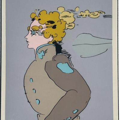 PETER MAX "Prince" Signed Lithograph