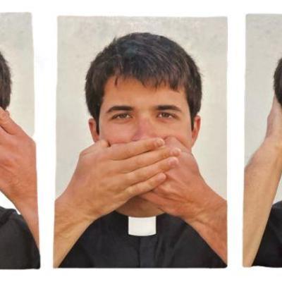 Hear No Evil Priest Triptych Photographs
