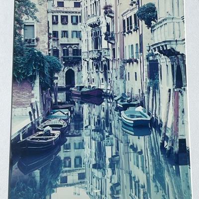 Venice Canal Scene Photograph Print