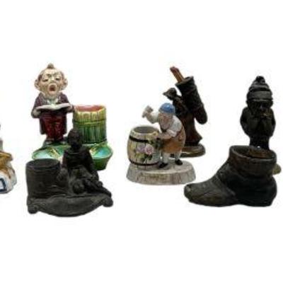 Collection Vintage Figural Match Holders