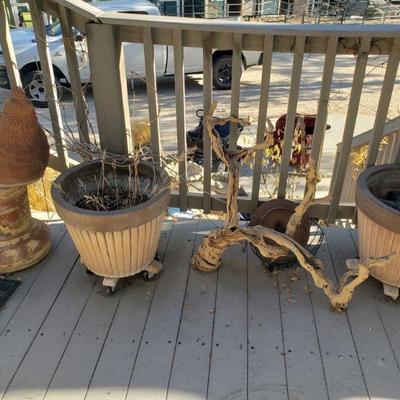 Outdoor pots