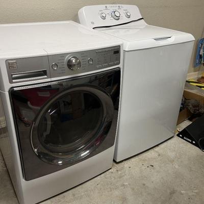 Kenmore Elite Gas Dryer (Model 91582) - $150 and GE Washer (Model GTW330ASK2WW) - $85