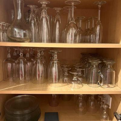 Lots of barware/specialty glassware