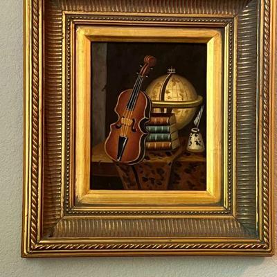 Beautifully framed oil painting (unsigned) - $125